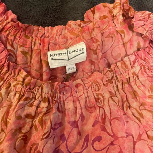 Banyantree north shore off the shoulder ruffled top one size fits all NWT - Picture 2 of 6